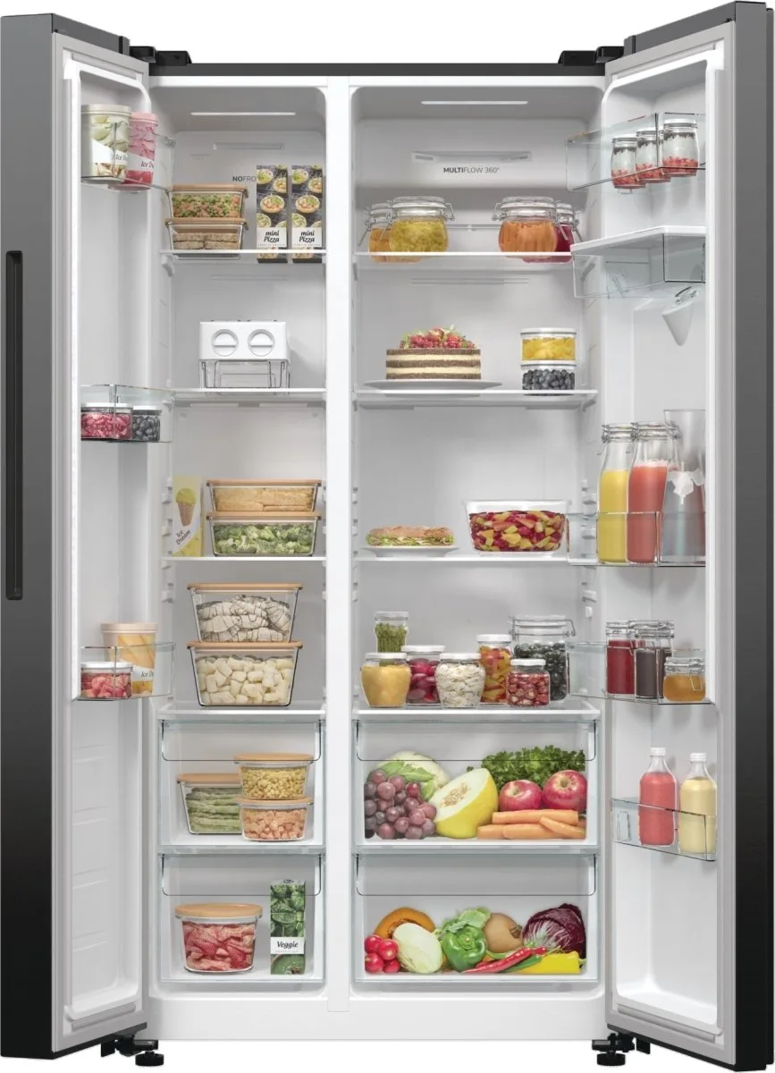 Холодильник Gorenje SBS 353л 2 двері з диспенсером води для дому та офісу з функцією суперзаморожування