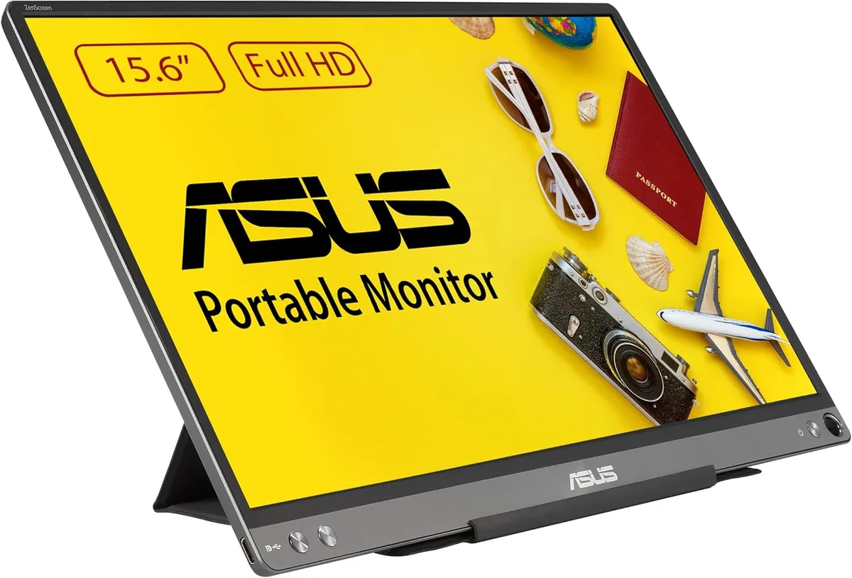 Монитор портативный Asus 15.6" ZenScreen MB16ACE USB-C, IPS, чехол