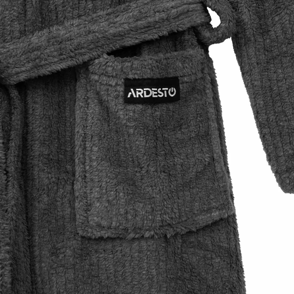 Халат чоловічий ARDESTO 100% поліестер M/L сірий