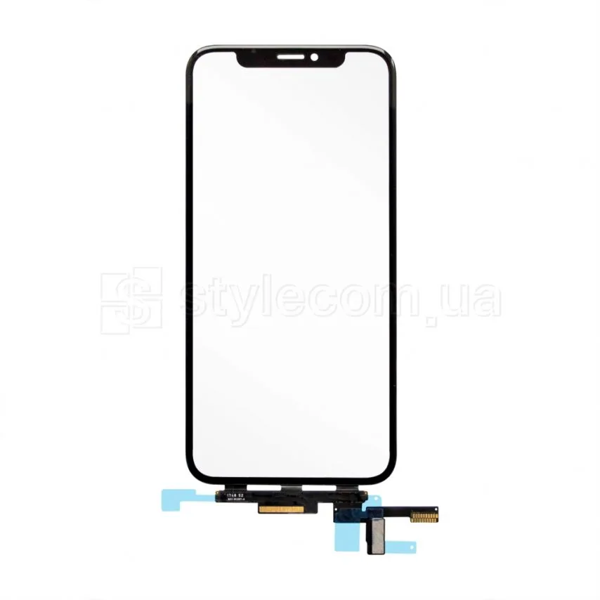 Скло для переклеювання Apple iPhone X чорне 5,8 дюймів Original Quality