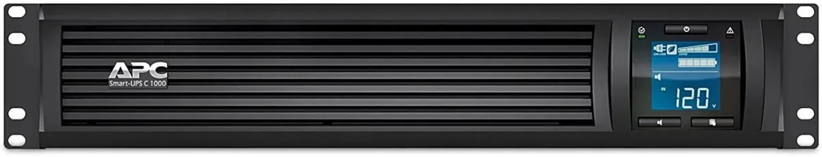 Джерело безперебійного живлення APC Smart-UPS C 1000VA/600W, RM 2U, LCD, USB, SmartConnect, 4xC13