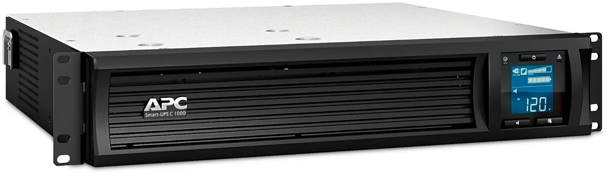Джерело безперебійного живлення APC Smart-UPS C 1000VA/600W, RM 2U, LCD, USB, SmartConnect, 4xC13