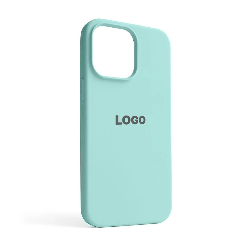 Чохол Silicone Case для Apple iPhone 14 Pro Max силіконовий бірюзовий