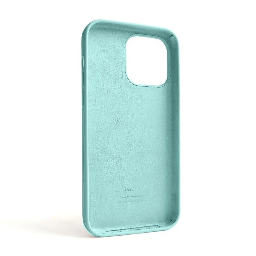 Чохол Silicone Case для Apple iPhone 14 Pro Max силіконовий бірюзовий