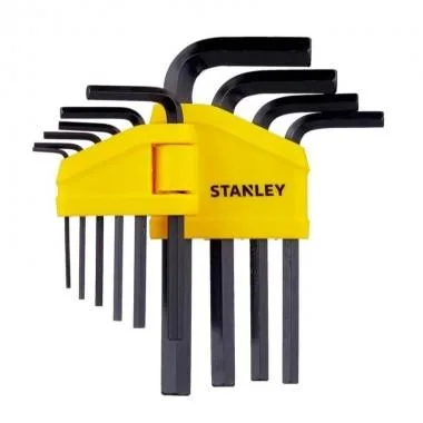 Шестигранні ключі Stanley 1,5-10 мм набір 10 шт червоний футляр