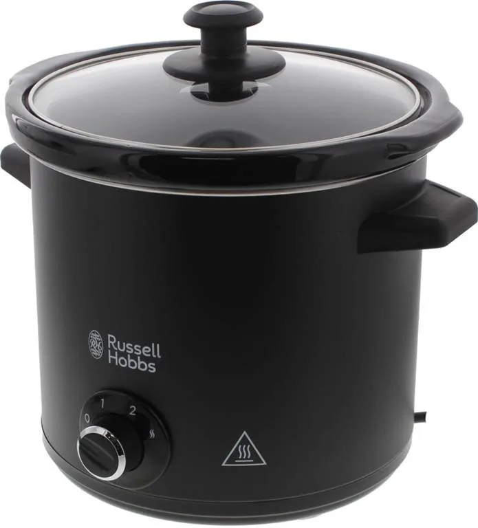 Мультиварка Russell Hobbs ChalkBoard, 200Вт, 3.5л чаша, механічне управління, нержавіюча сталь, чорний колір.
