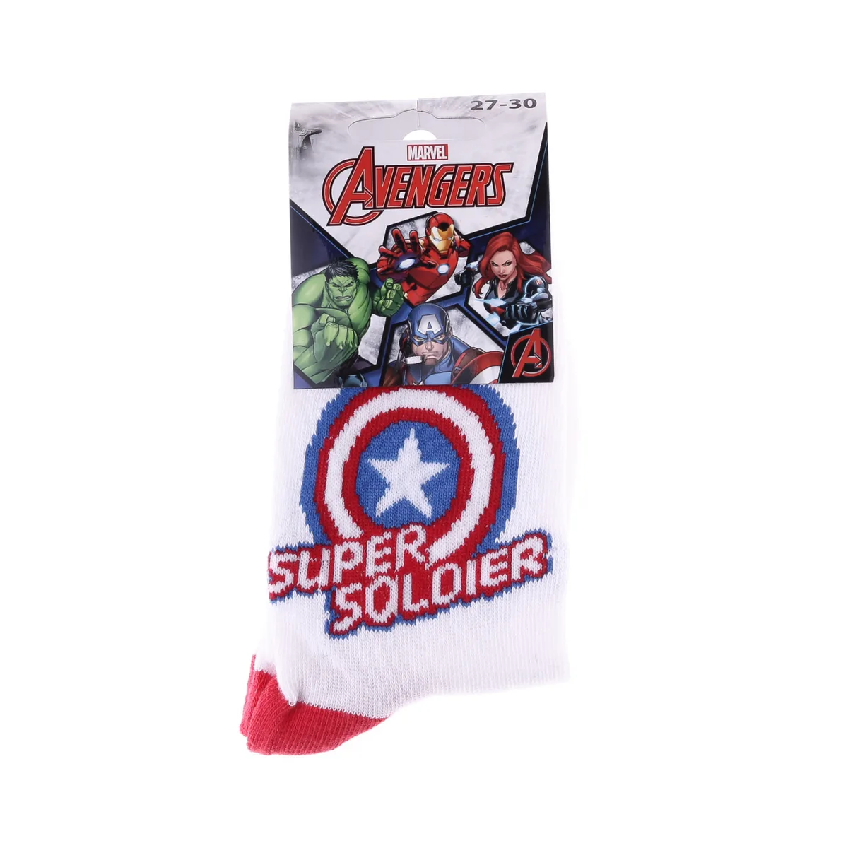 Шкарпетки MARVEL 65% бавовна 27-30 білий дитячі