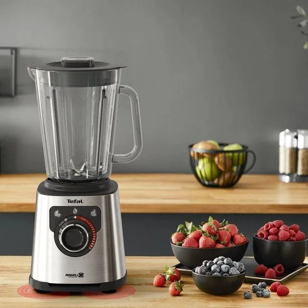Блендер Tefal скляний 1750 мл 1200 Вт чорний нержавіюча сталь