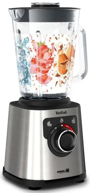 Блендер Tefal скляний 1750 мл 1200 Вт чорний нержавіюча сталь