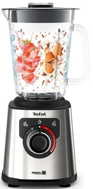 Блендер Tefal скляний 1750 мл 1200 Вт чорний нержавіюча сталь