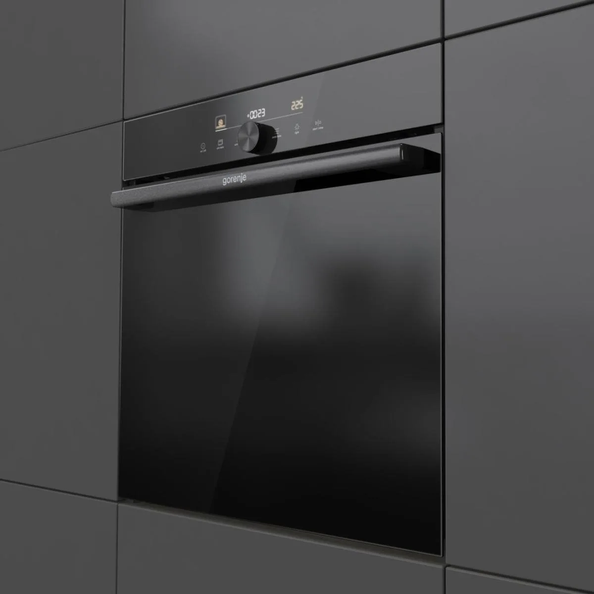 Духова шафа Gorenje електрична 77л A+ чорна IconTouch