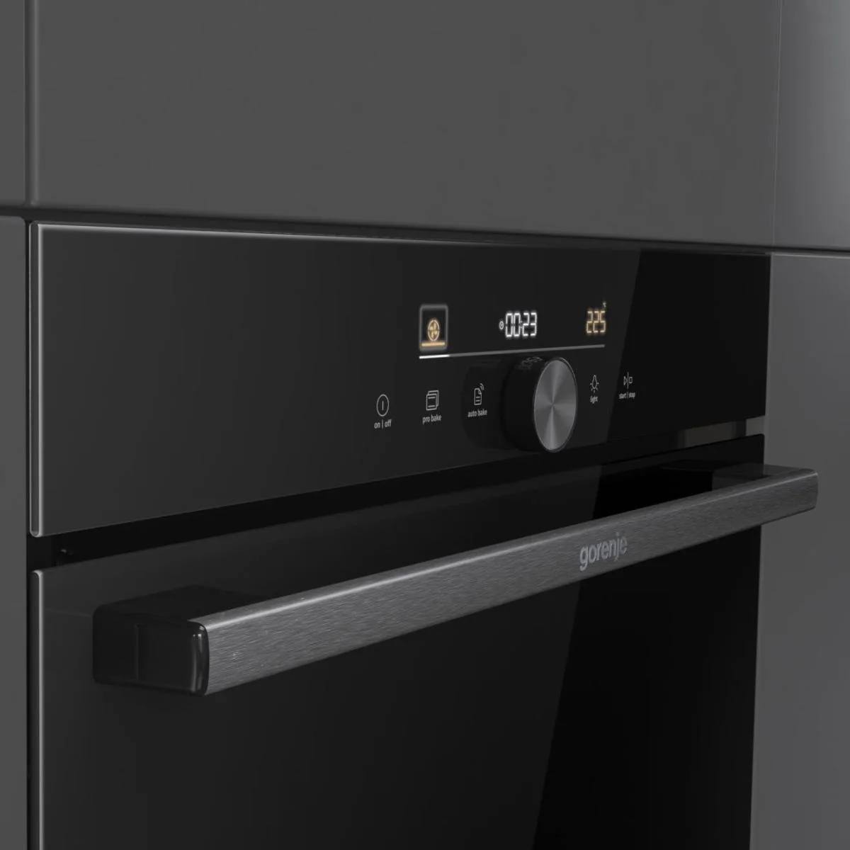 Духова шафа Gorenje електрична 77л A+ чорна IconTouch