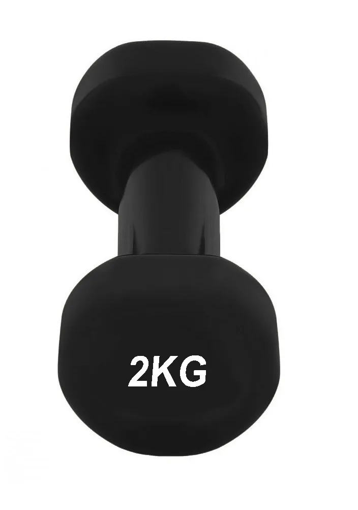 Гантель вінілова Active Point 2 кг Чорна
