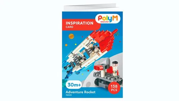 Конструктор PolyM 138 деталей різнокольоровий для дітей від 2 років