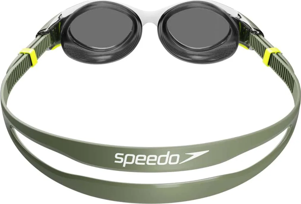 Окуляри для плавання Speedo ПВХ One Size зелений білий