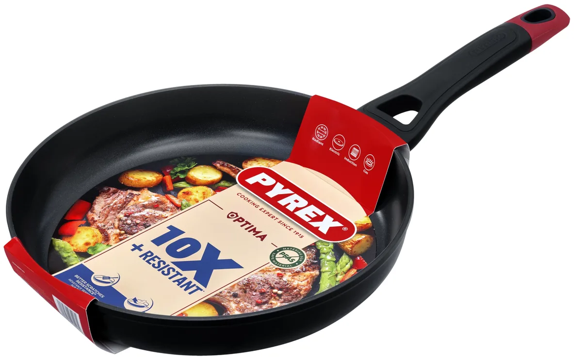 Сковорода Pyrex кований алюміній 28 см чорна