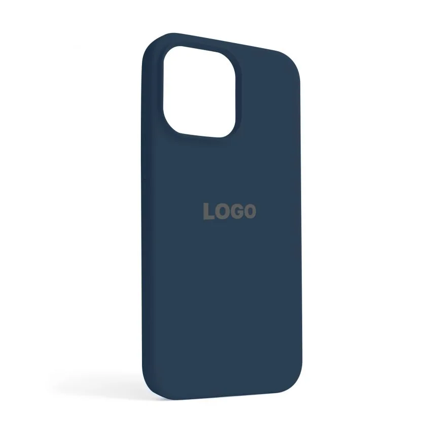 Чохол Silicone Case для Apple iPhone 14 Pro Max силіконовий синій