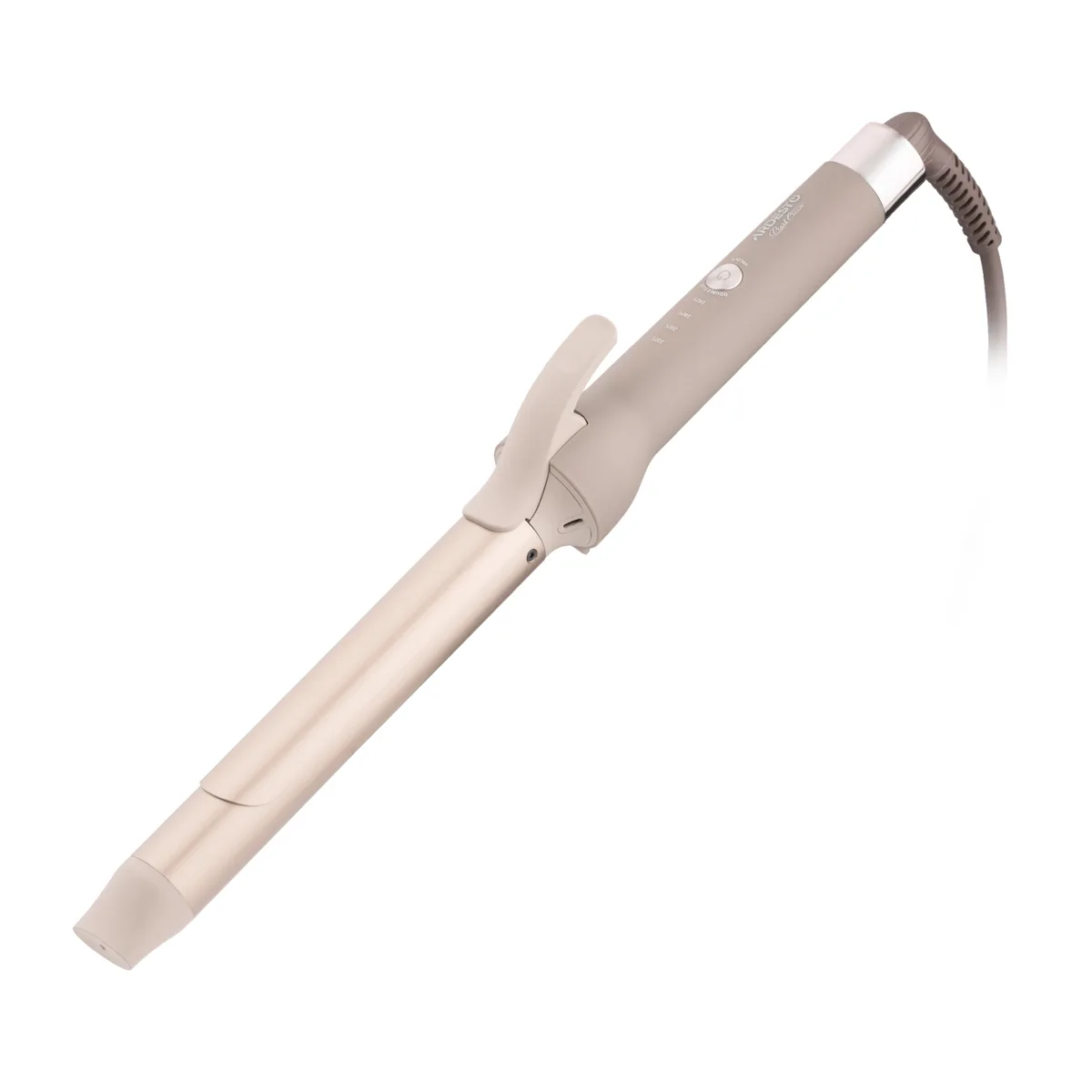 Плойка ARDESTO Pearl Cream HC-Y700PERL, 48Вт, температура свыше 200°C, с дисплеем, керамическое покрытие, бежевого цвета.