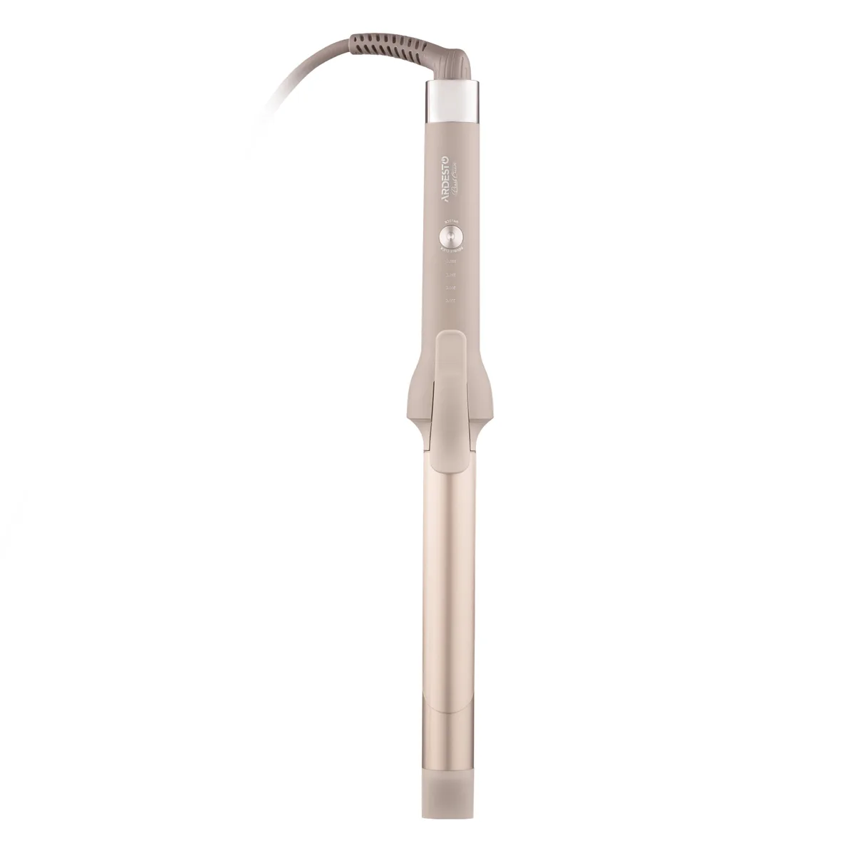 Плойка ARDESTO Pearl Cream HC-Y700PERL, 48Вт, температура свыше 200°C, с дисплеем, керамическое покрытие, бежевого цвета.