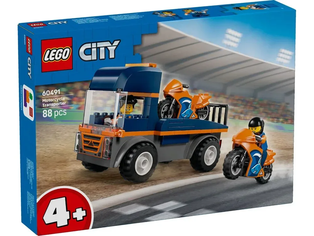 Конструктор LEGO City Транспортер мотоциклів