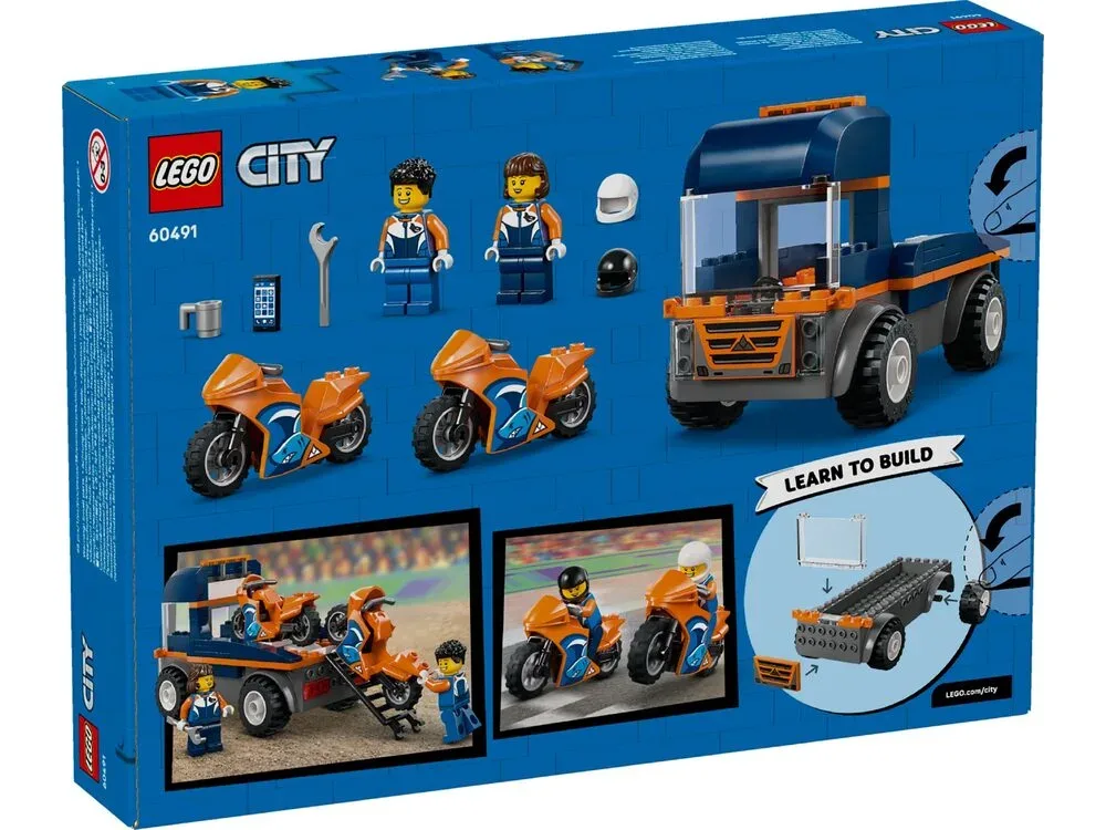 Конструктор LEGO City Транспортер мотоциклів