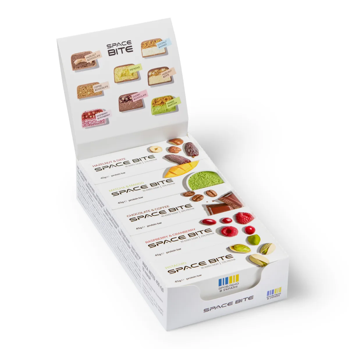 Протеїновий батончик Space Food 10x45 г Мікс