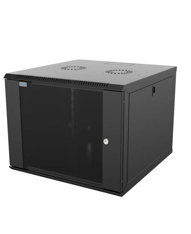 Шафа MIRSAN 19", 9U, WTC, 565x600 мм, максимально 80 кг, чорна