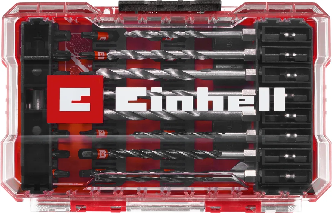 Комплект ударних насадок та свердел Einhell M-Case, 39 шт, 0.66 кг