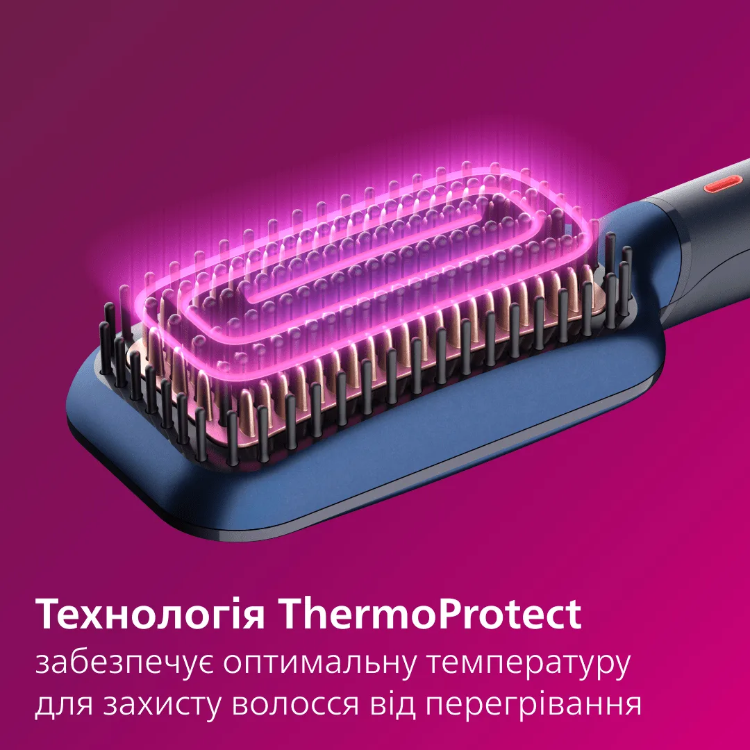 Гребінець Philips керамічний 4,8х35 см чорний