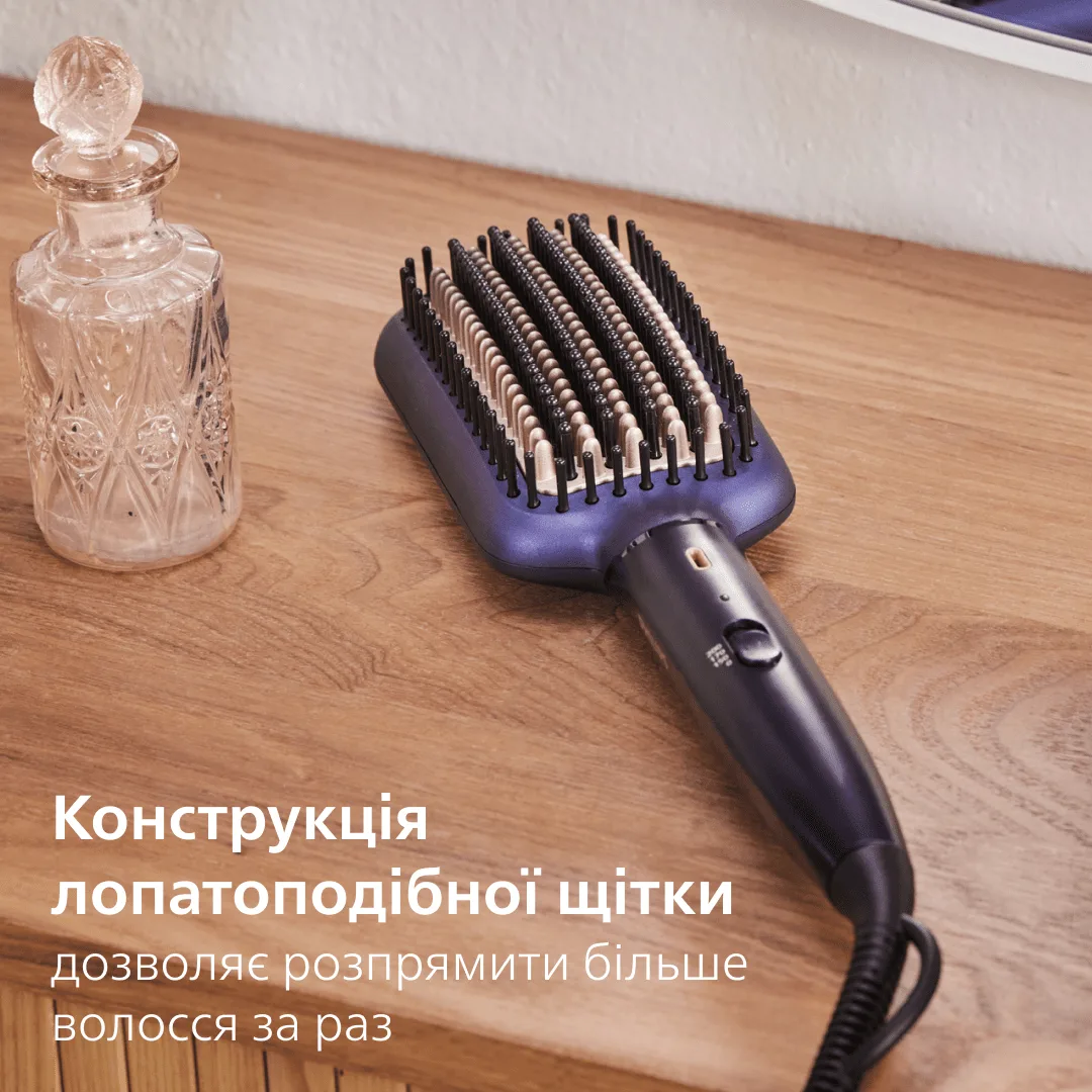 Гребінець Philips керамічний 4,8х35 см чорний