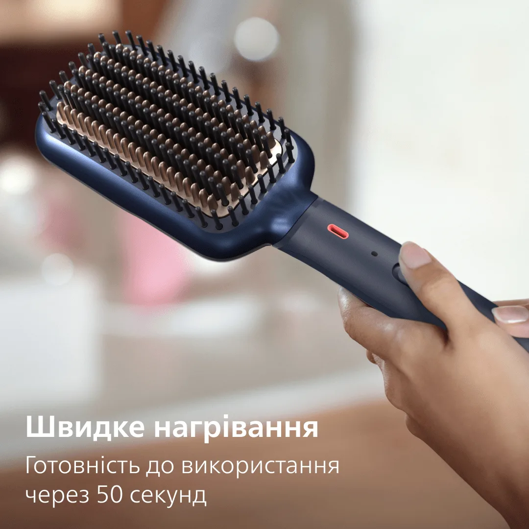 Гребінець Philips керамічний 4,8х35 см чорний