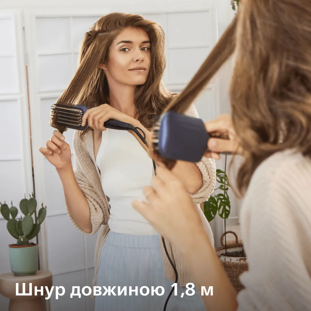 Гребінець Philips керамічний 4,8х35 см чорний