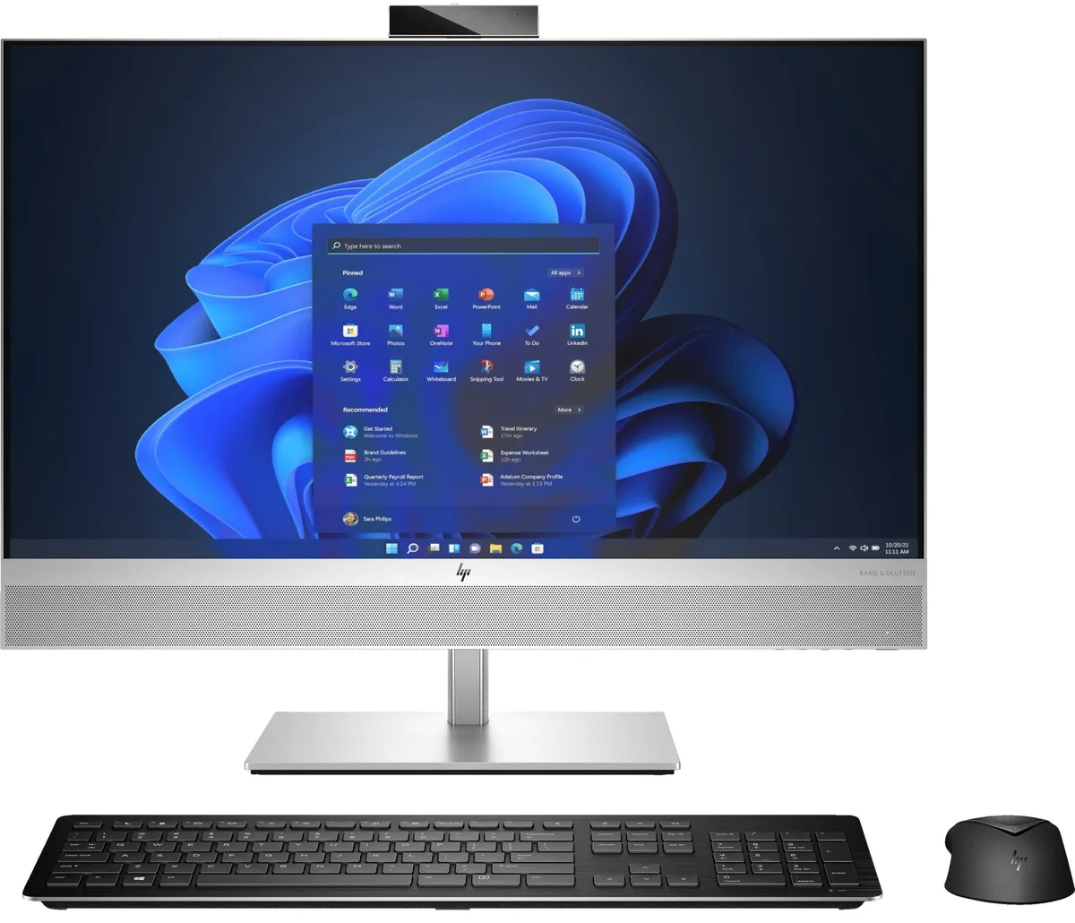 Комп'ютер персональний моноблок HP EliteOne 870-G9 27" FHD IPS AG, Intel i5-14500, 16GB, F512GB, UMA, WiFi, кл+м, 3р, Win11P