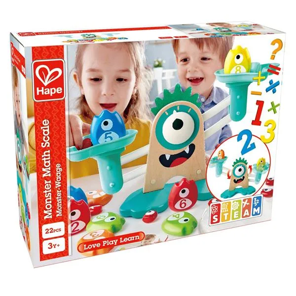 Учебные весы Hape пластик 38х14х18 см разноцветные