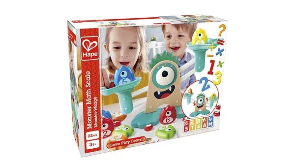 Учебные весы Hape пластик 38х14х18 см разноцветные