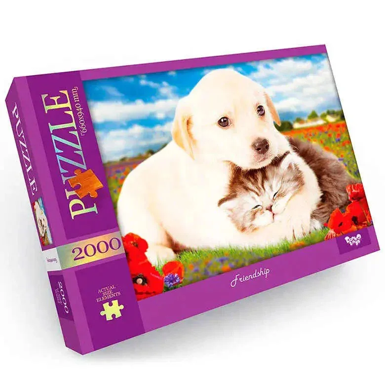 Пазл Danko Toys картон 2000 ел. 60x94 см багато кольоровий