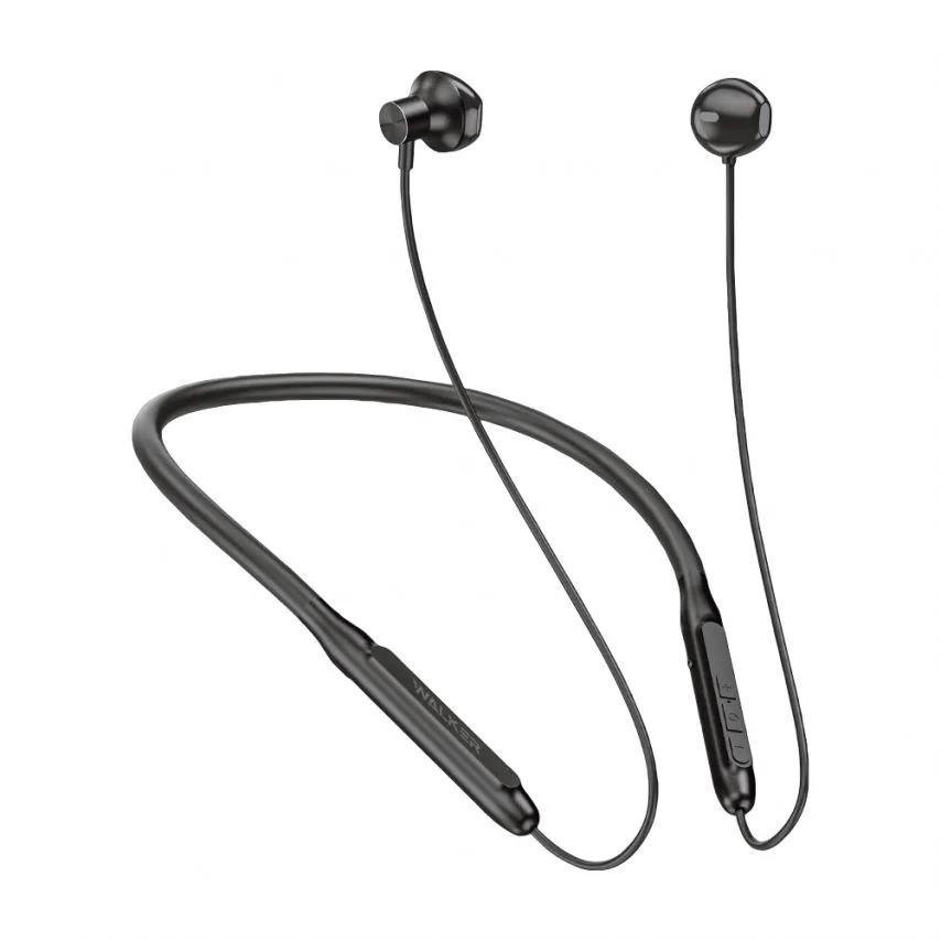 Навушники Bluetooth WALKER вкладиші чорні 110 mAh 10 годин роботи