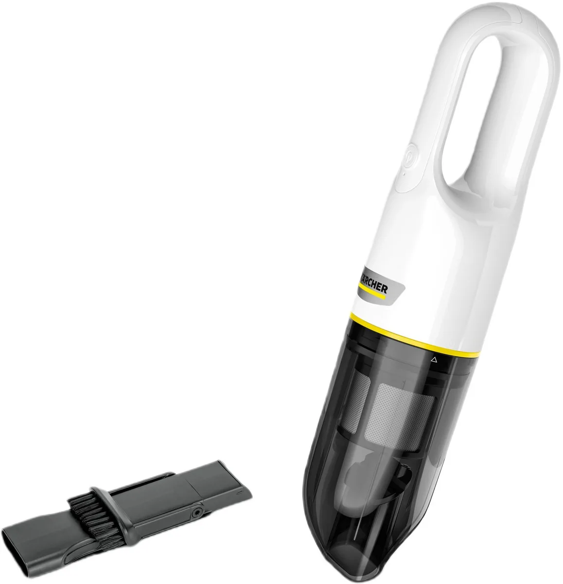 Автомобільний пилосос Karcher CVH 2, 70Вт, об'єм контейнера 0.15л, бездротовий, тривалість роботи до 10 хвилин, білий.