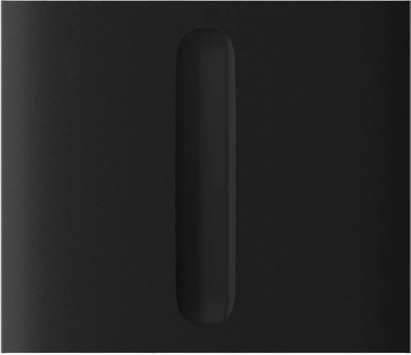Кнопка центральна для одноклавішного вертикального вимикача димера Ajax CenterButton Dimmer Vertical 1-gang 2-way for LightSwitch, Jeweler, бездротовий, чорний