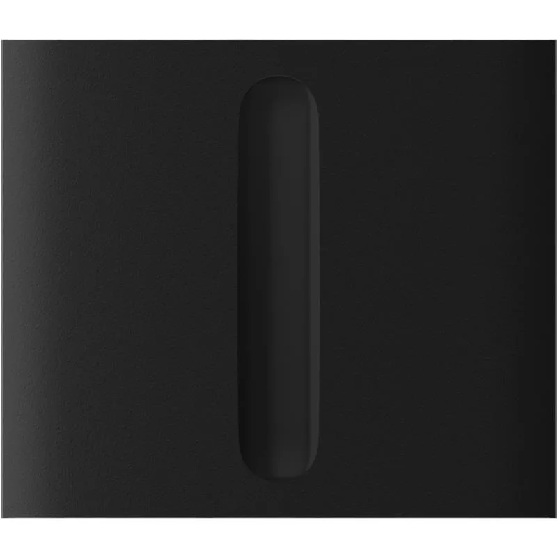 Кнопка центральна для одноклавішного вертикального вимикача димера Ajax CenterButton Dimmer Vertical 1-gang 2-way for LightSwitch, Jeweler, бездротовий, чорний