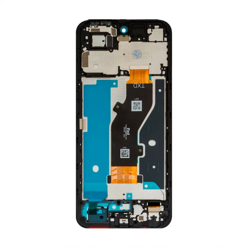 Дисплей IPS 6,1 дюйма Tecno Spark Go 1 чорний з тачскріном і рамкою High Quality