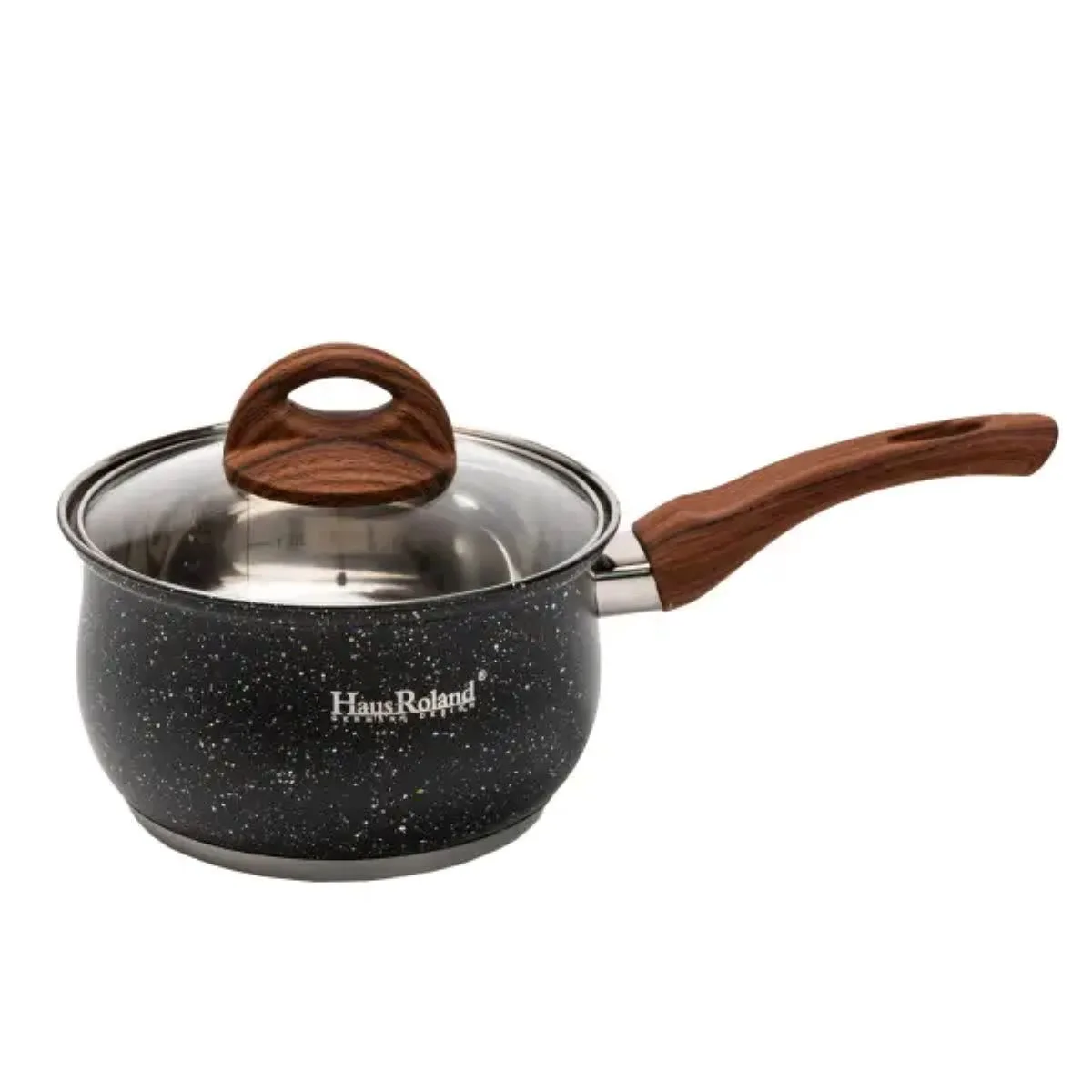 Набор посуды 10 предметов нержавеющая сталь черный 24 20 18 16 см