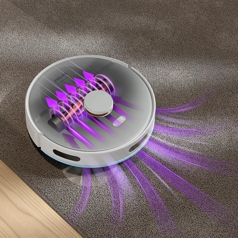 Робот-пилосос Philips Вологе Сухе 120 м² Білий