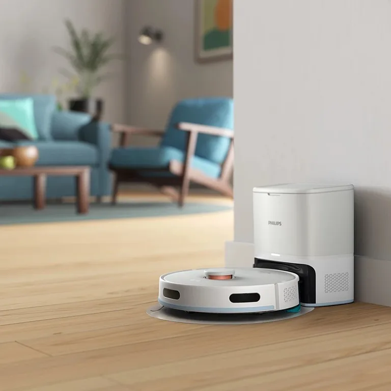 Робот-пилосос Philips Вологе Сухе 120 м² Білий