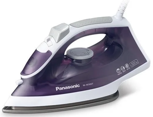 Праска PANASONIC, 1800 Вт, 200 мл, безперервна пара - 25 г/хв, керамічна підошва, фіолетовий колір.