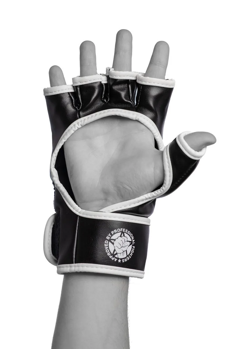 Перчатки для MMA Active Point искусственная кожа XL черные