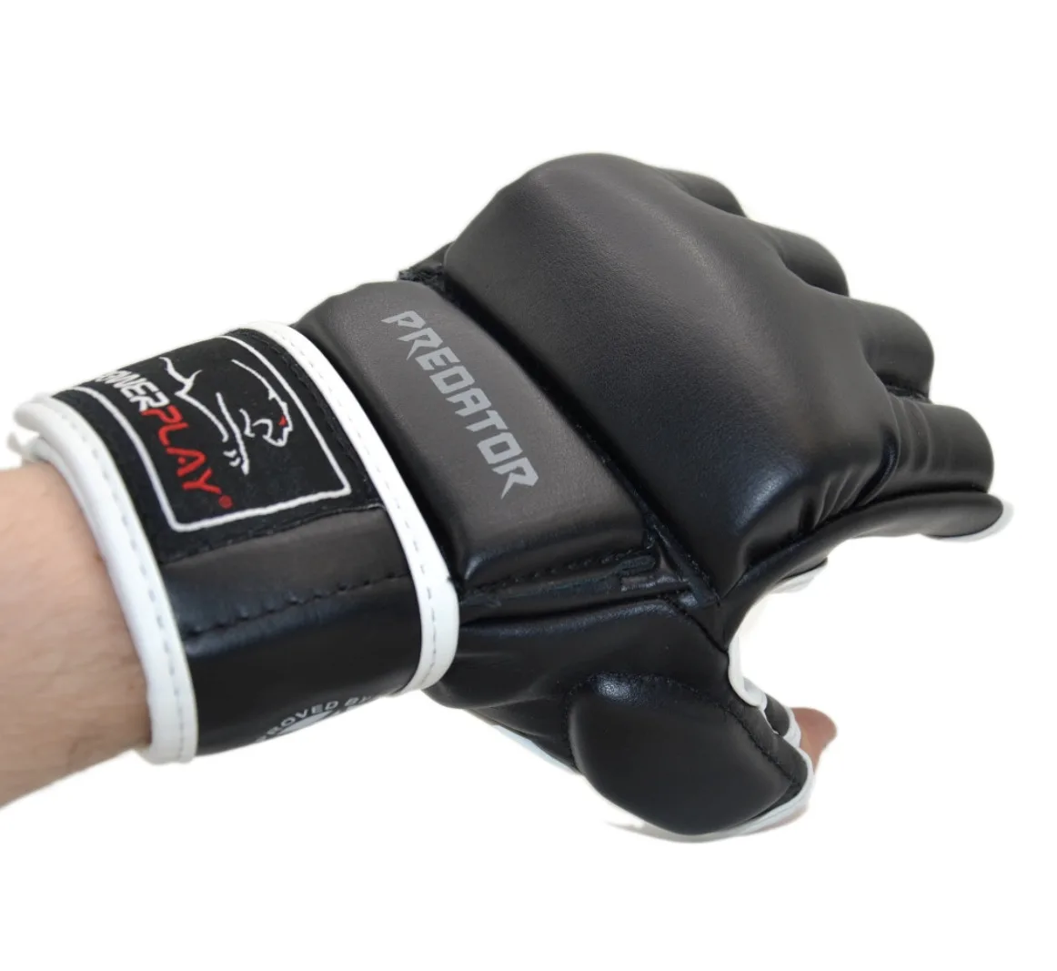 Перчатки для MMA Active Point искусственная кожа XL черные