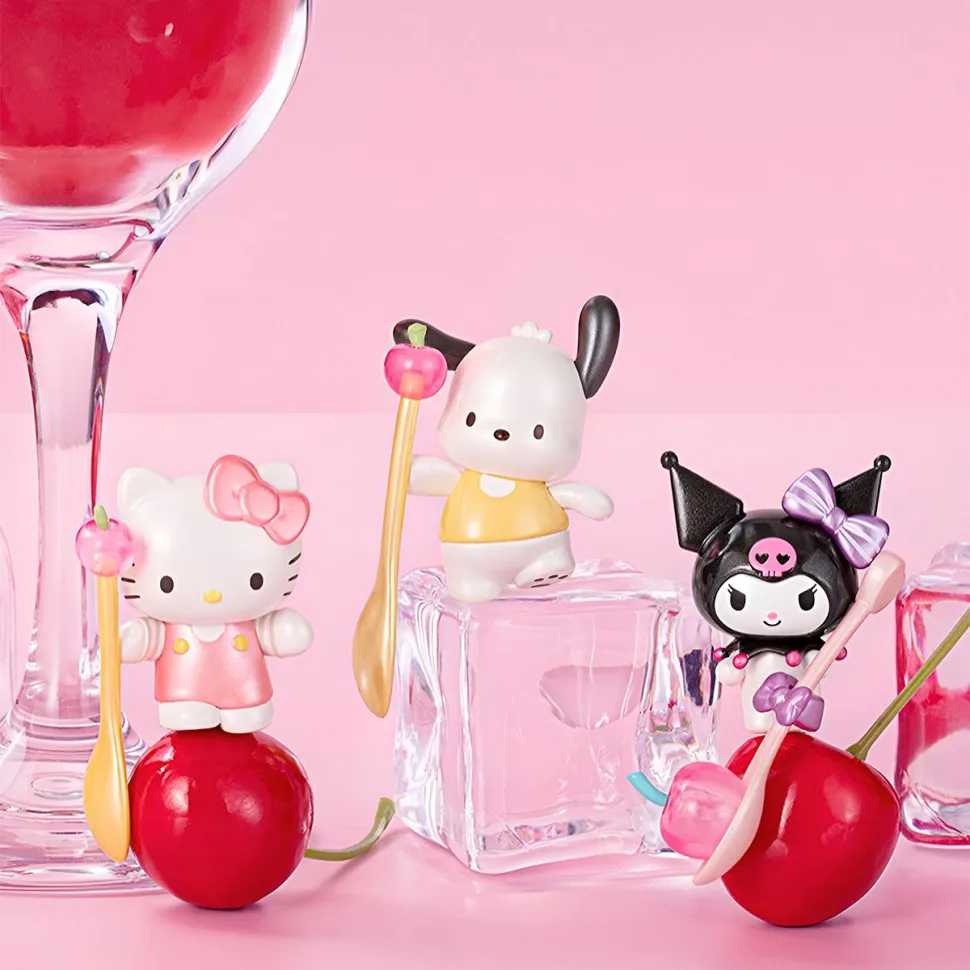 Фігурка-сюрприз Pop Top Hello Kitty ПВХ 3 см Рожева вишня
