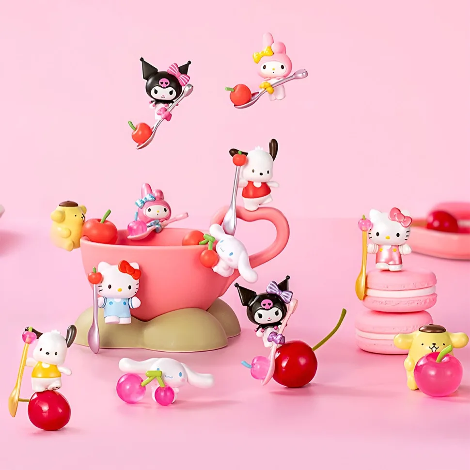 Фігурка-сюрприз Pop Top Hello Kitty ПВХ 3 см Рожева вишня