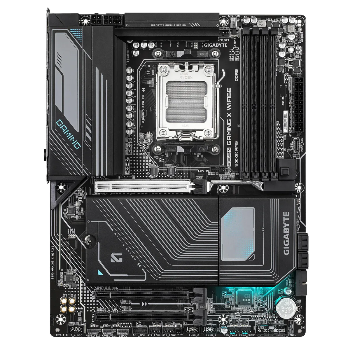 Материнська плата GIGABYTE B850 GAMING X WIFI6E sAM5 B850 4xDDR5 M.2 HDMI DP Wi-Fi BT ATX